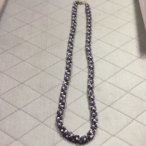 Khumihimo Beaded Long Necklace